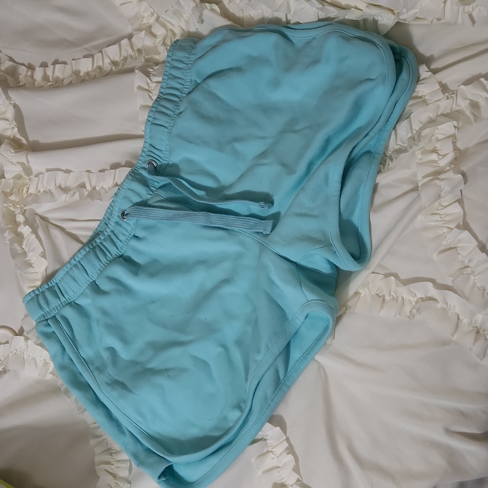 Teal blue shorts XL